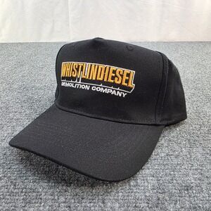Whistlindiesel Demolition‎ Company Hat Black Embroidered Mens Cap